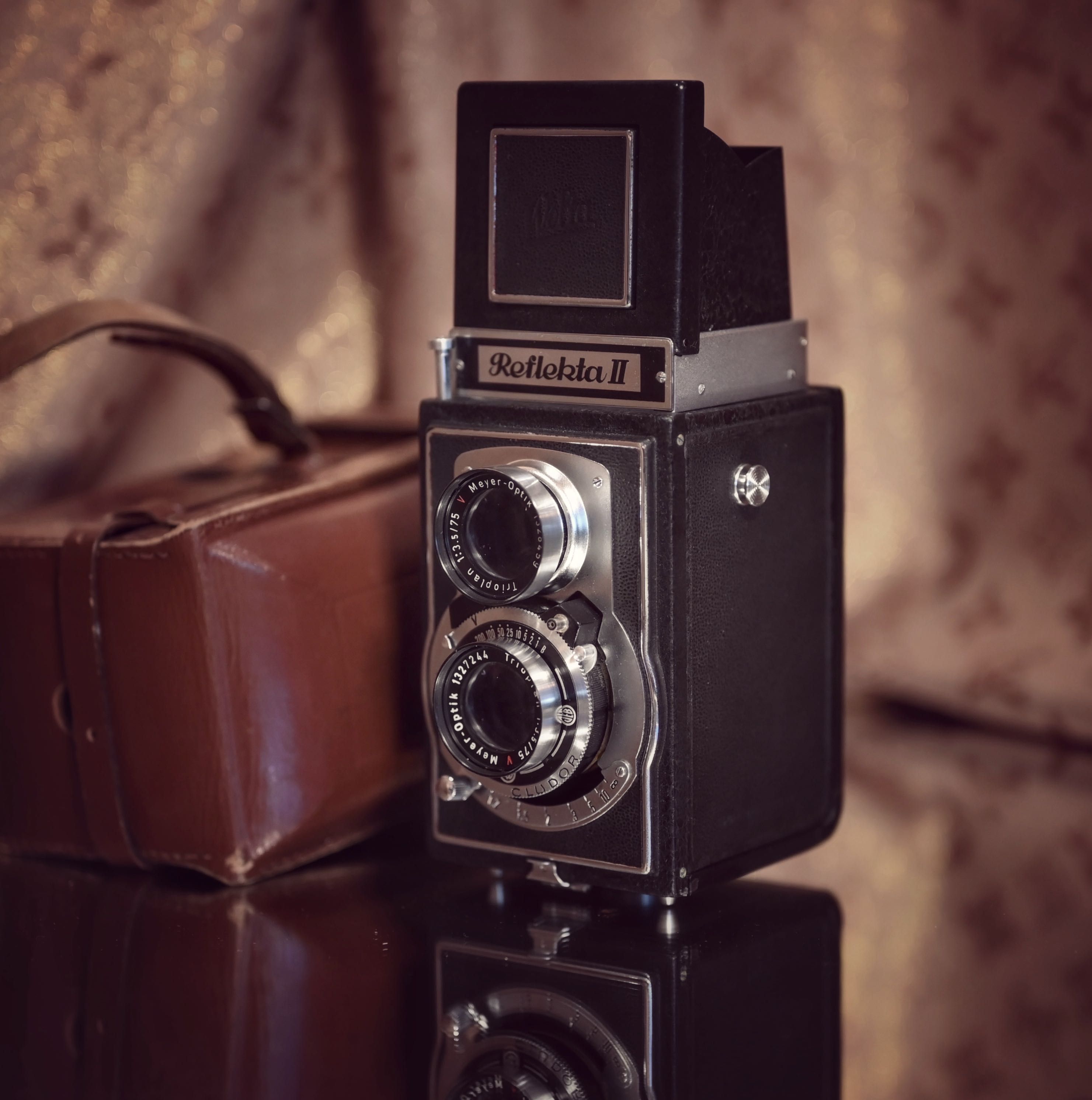 Retro kultowa Reflekta II Trioplan 1950 VINTAGE