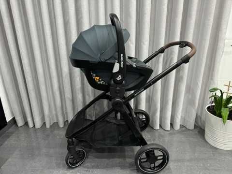 Maxi Cosi Pebble 360 + Carrinho Maxi Cosi Street Essential Graphite
