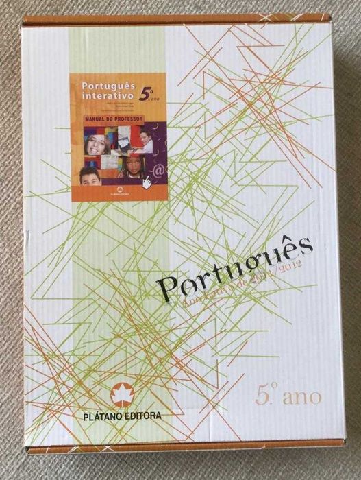 Livros escolares Professor Português 5º Ano - Plátano Editora - Novo