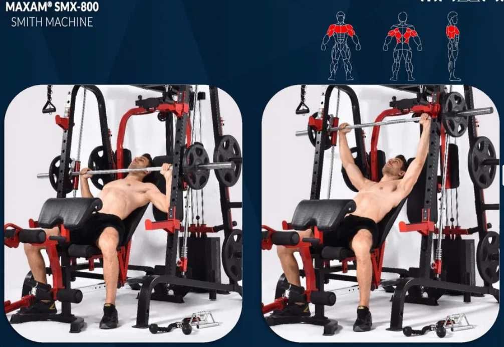 Atlas do ćwiczeń Maxam Suwnica Wyciąg Góra Dół