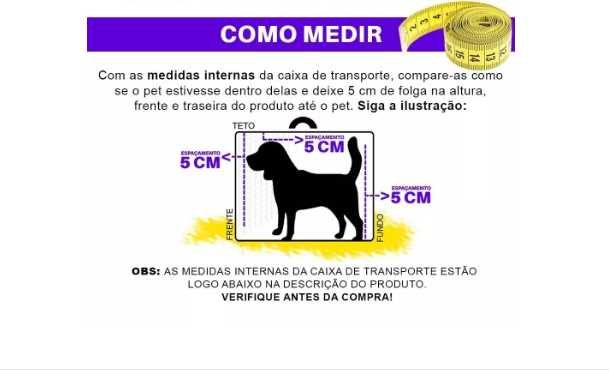 Caixa Transporte Aéreo de Cães padrão IATA