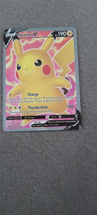 Karta pikachu pokemon