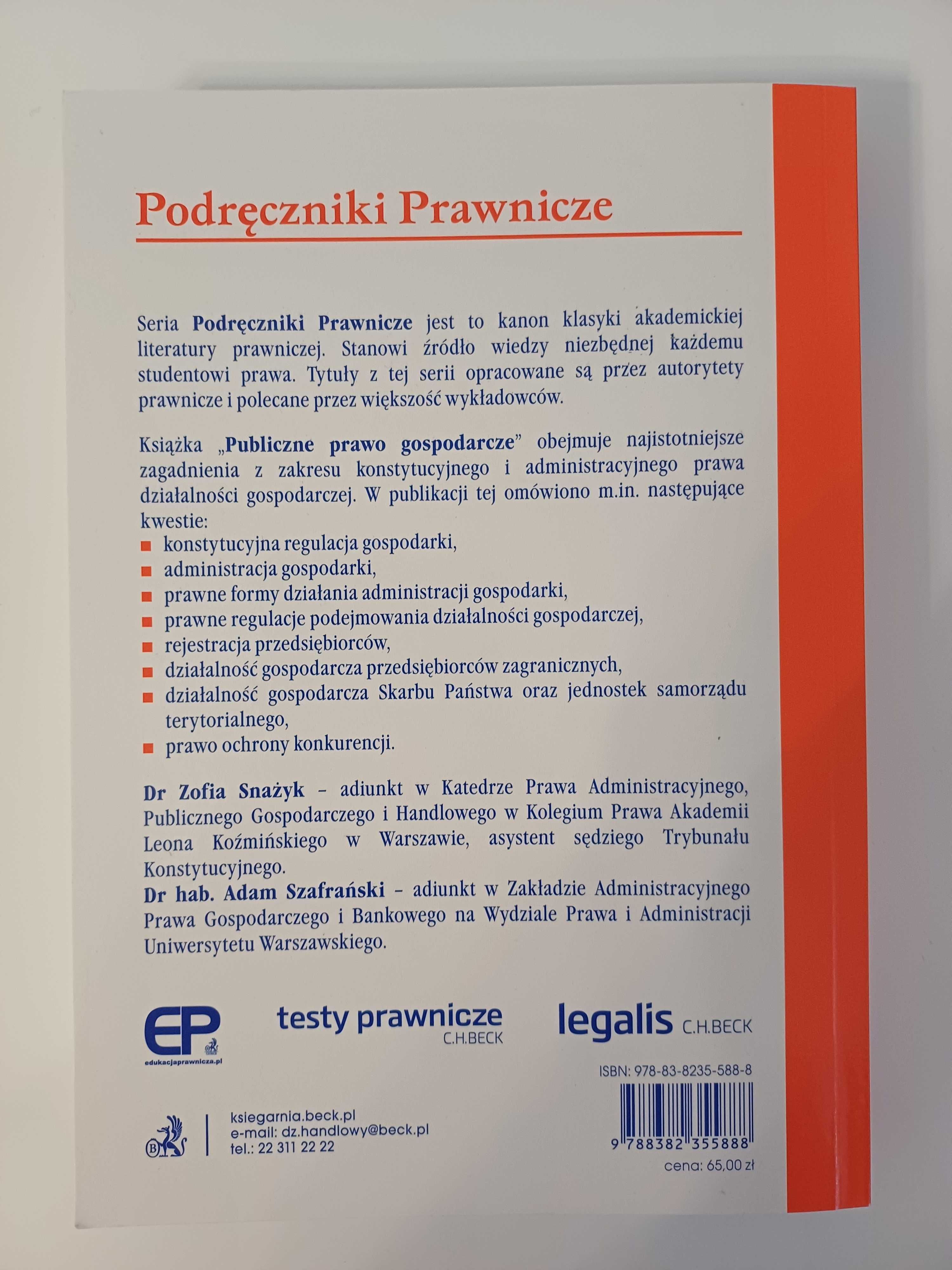 Publiczne prawo gospodarcze - Z. Snażyk A. Szafrański