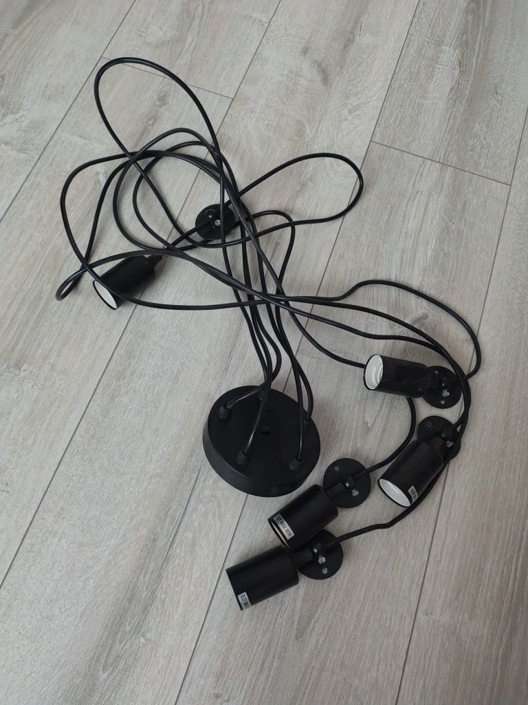 Lampa sufitowa 5 punktów, lampiony, do pokoju dziecka