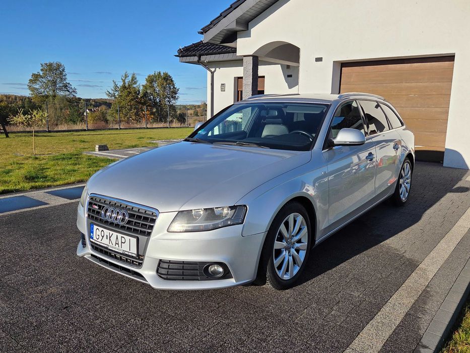 Audi A4 B8 Kombi S-LINE 2,0 TFSI Manual SKÓRA Zarejestrowany