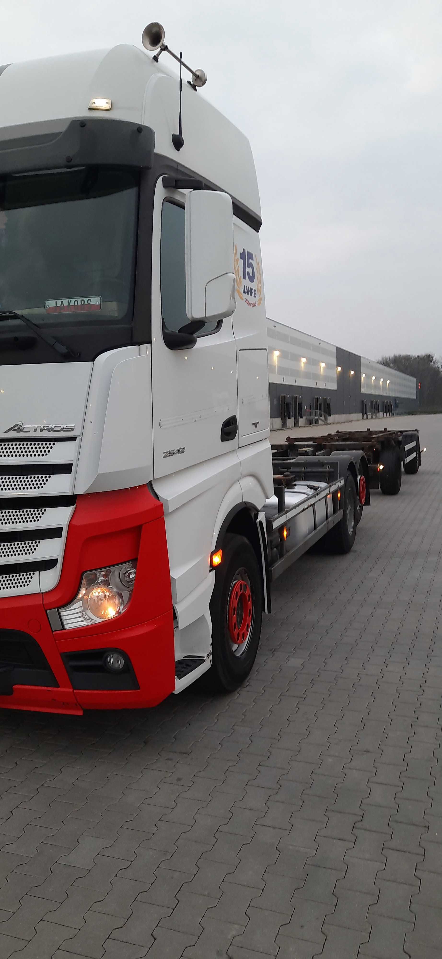 Mercedes Actros MP4,2015r.,BDF,Giga Space,Euro 6.