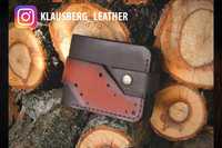 Кожаный портмоне бумажник кошелек ручной работы шкіряний гаманець