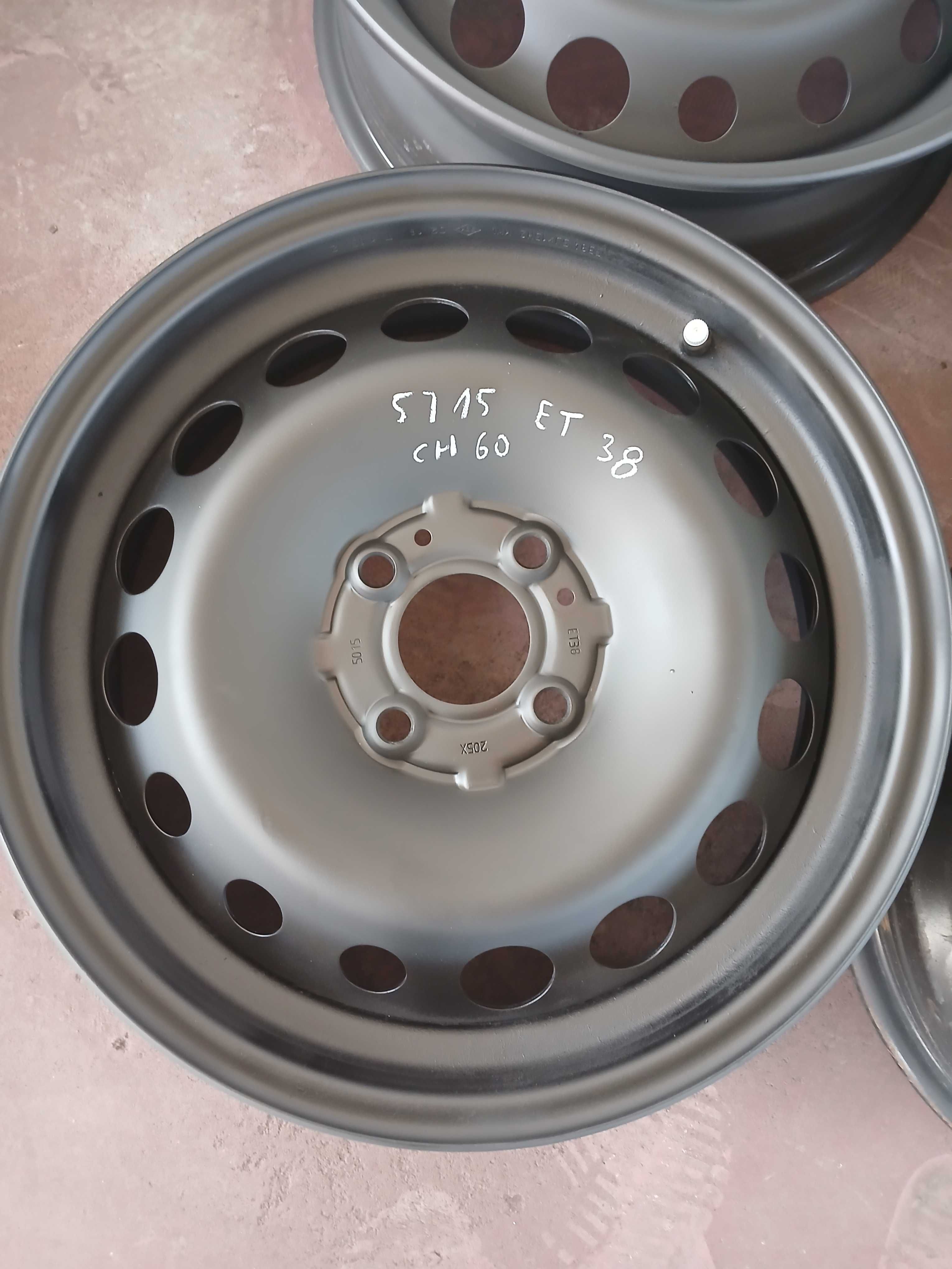 Felgi stalowe Renault Twingo Smart 4x100 5,5j15 et36 i 5j15 et38 TPMS