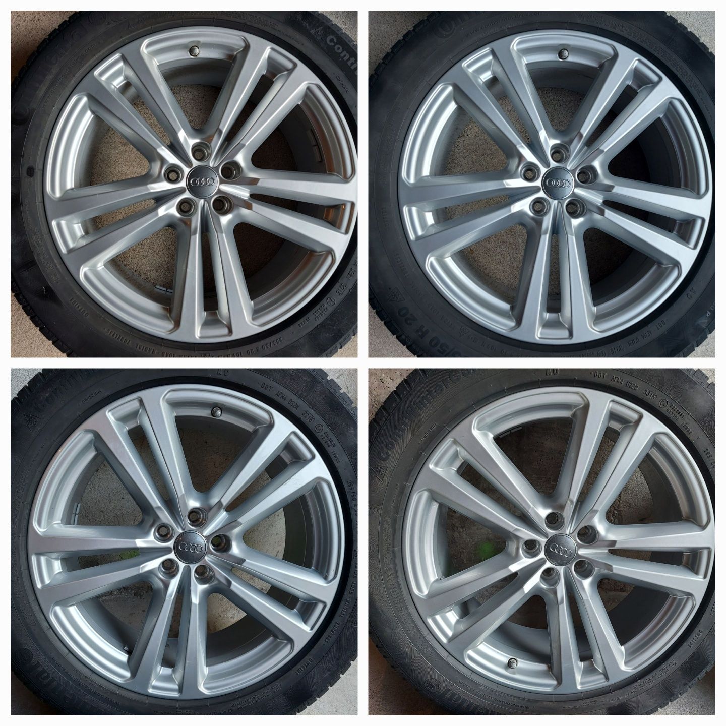 Koła zimowe Audi Q7 4M 20" 255/50 R20 Continental