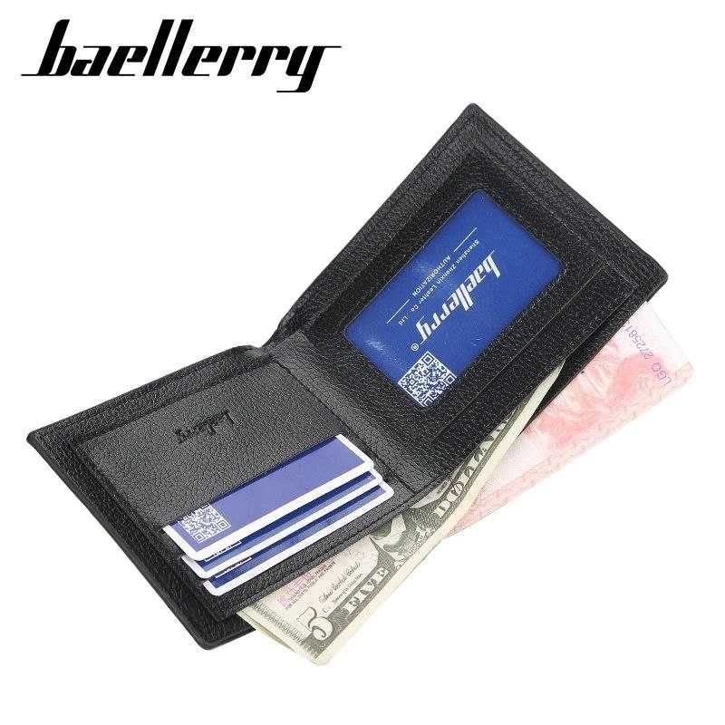 Бумажник, портмоне, кошелёк мужской Baellerry черный