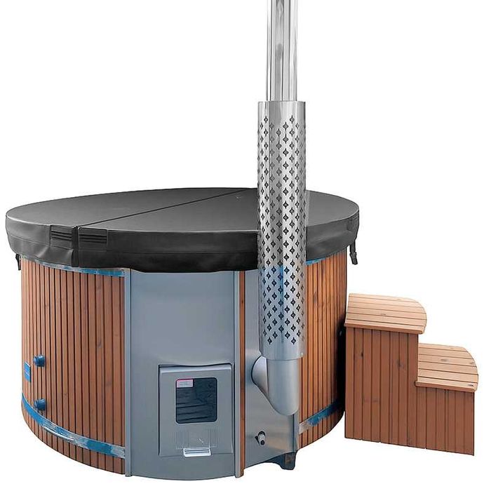 Balia Ogrodowa Oasis 4 os. 8 dysz Niecka akrylowa Beżowa perła 200cm