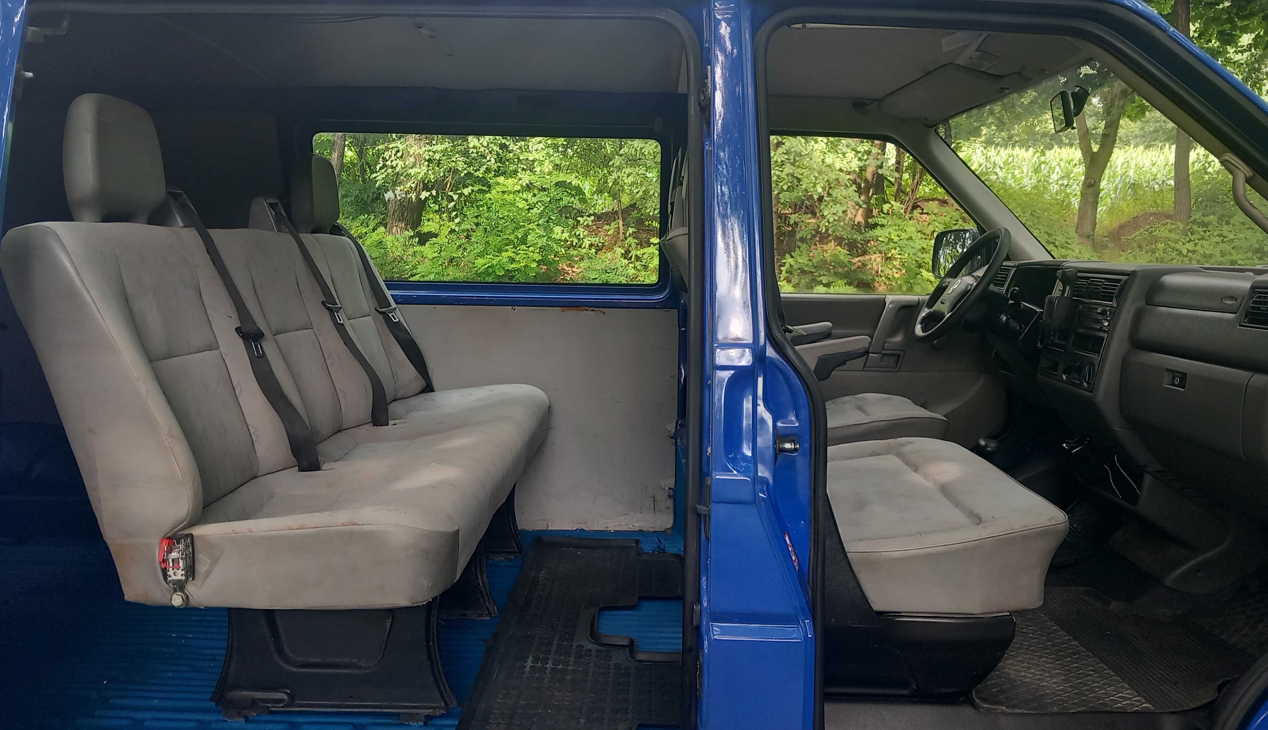 VW/Transporter/T4/Long/2.5 TDI/Klima/6 Osób/Automat/Alu15/Bez Korozji