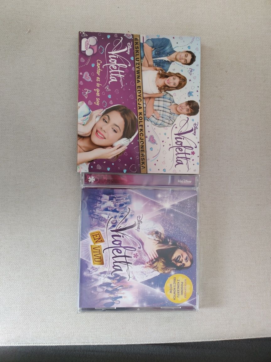 Violetta płyty CD "En vivió", "Cantar es lo que soy"  zawierająca 2 CD