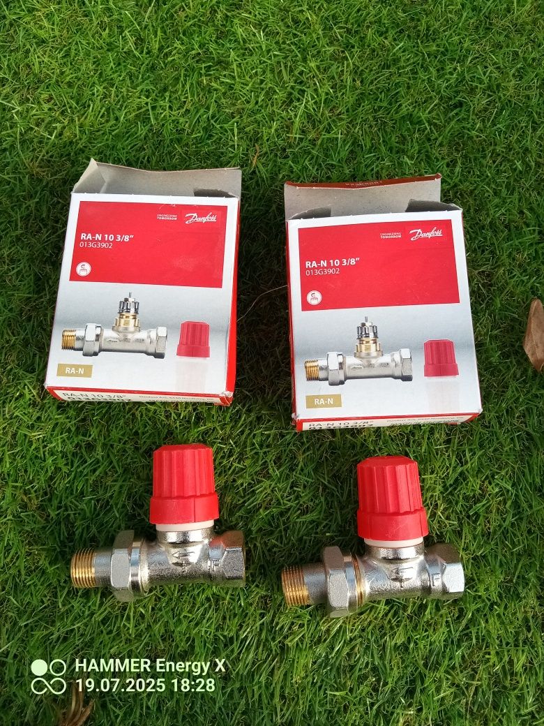 Zawór termostatyczny danfoss 3/8 prosty
