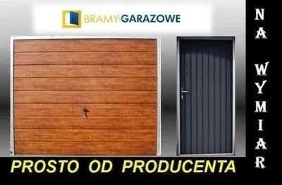 BRAMA garażowa DWUSKRZYDŁOWA bramy rozwierne i uchylne  SZYBKI TERMIN