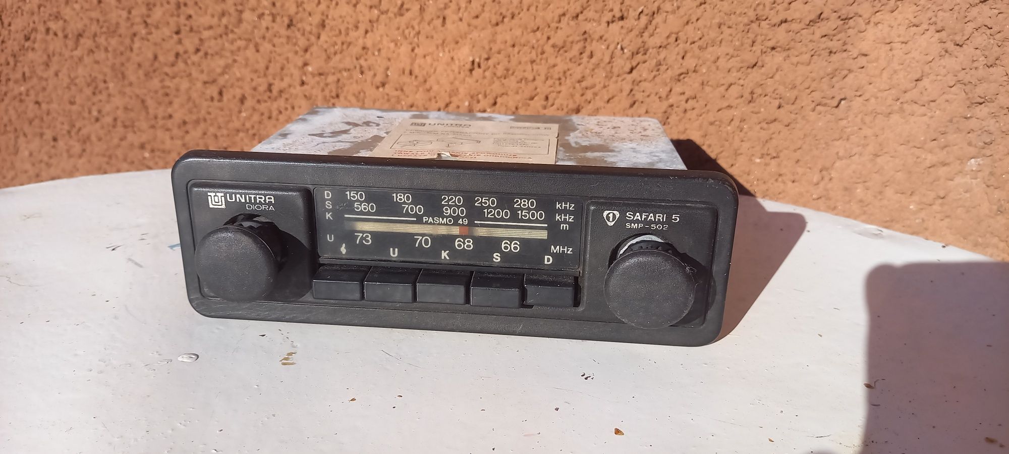 Radio samochodowe Unitra Safari 5