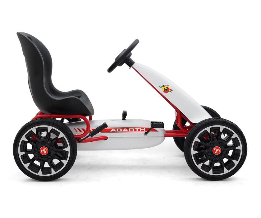 Gokart Na Pedały Abarth White
