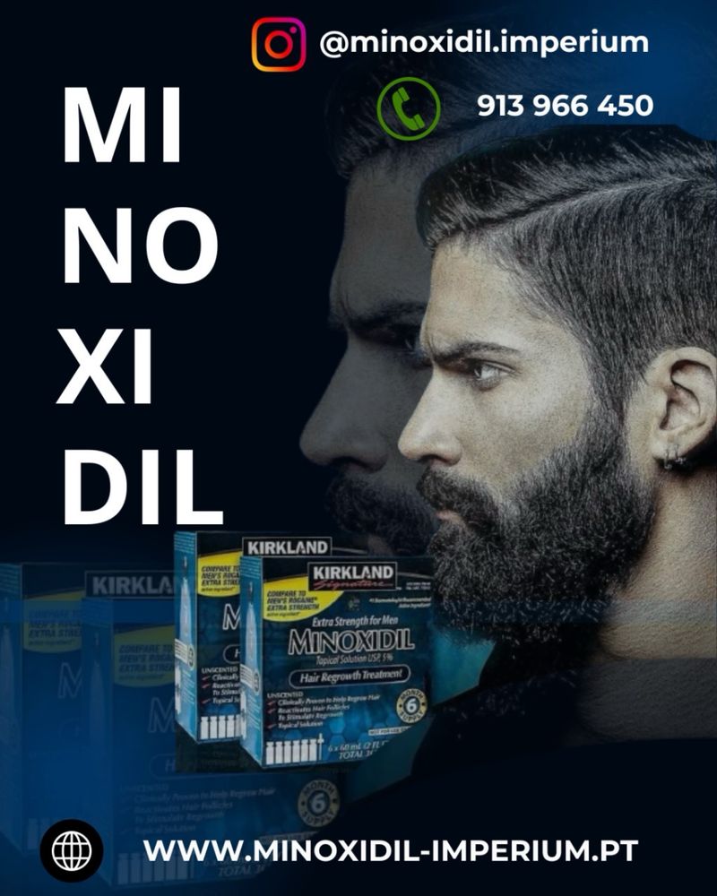 Minoxidil - caminho para barba e cabelo volumoso