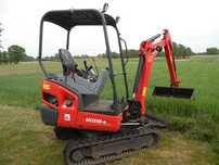 Kubota KX 018-4  Ładna dwie łyżki