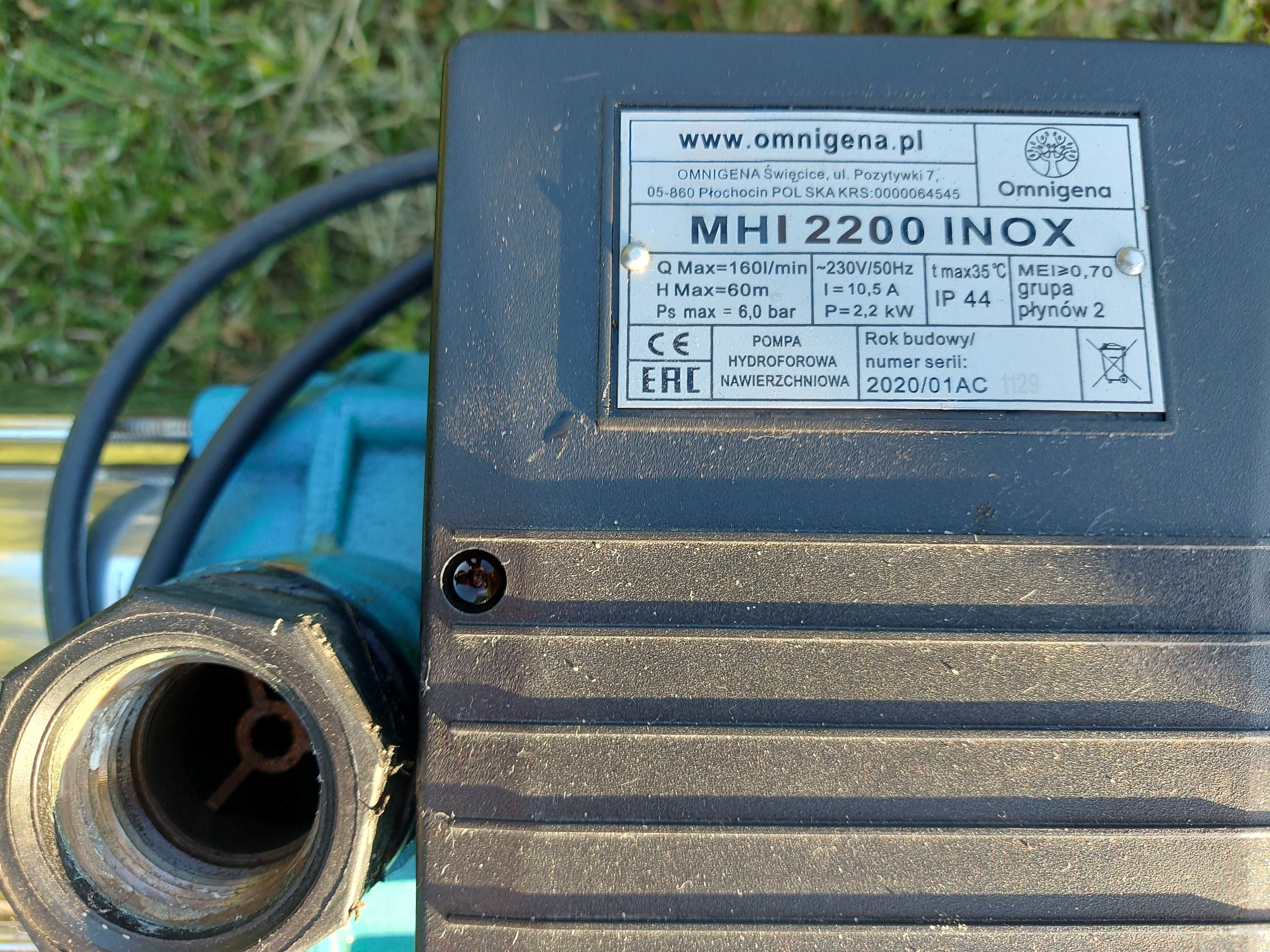 Pompa Omnigena  MHI 2200 INOX