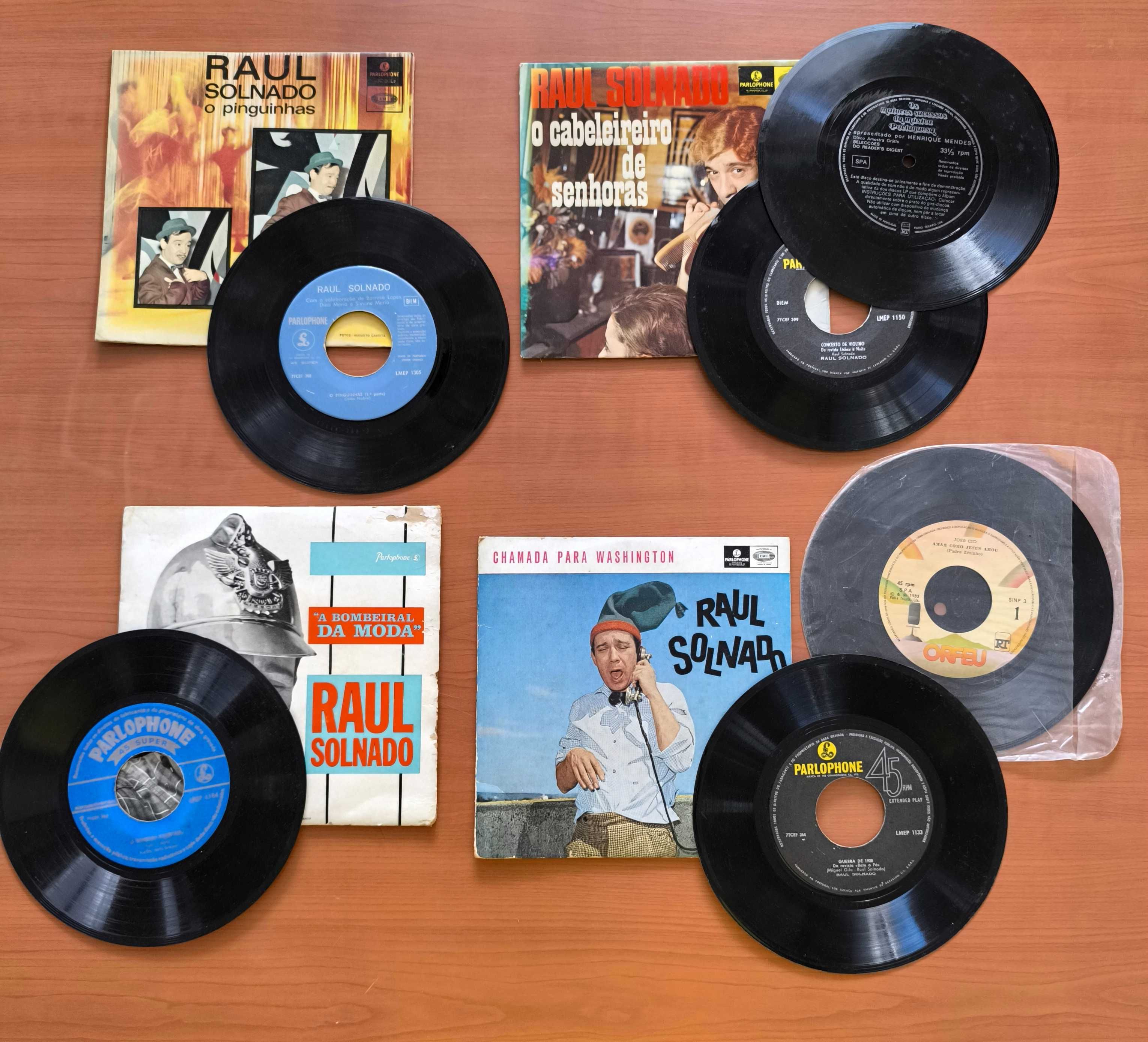 Lote de discos Pequenos Raul Solnado