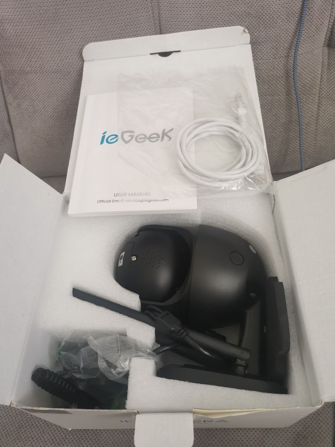 Kamera IP ieGeek Kamera Zewnętrzna Obrotowa IE20 Czarna