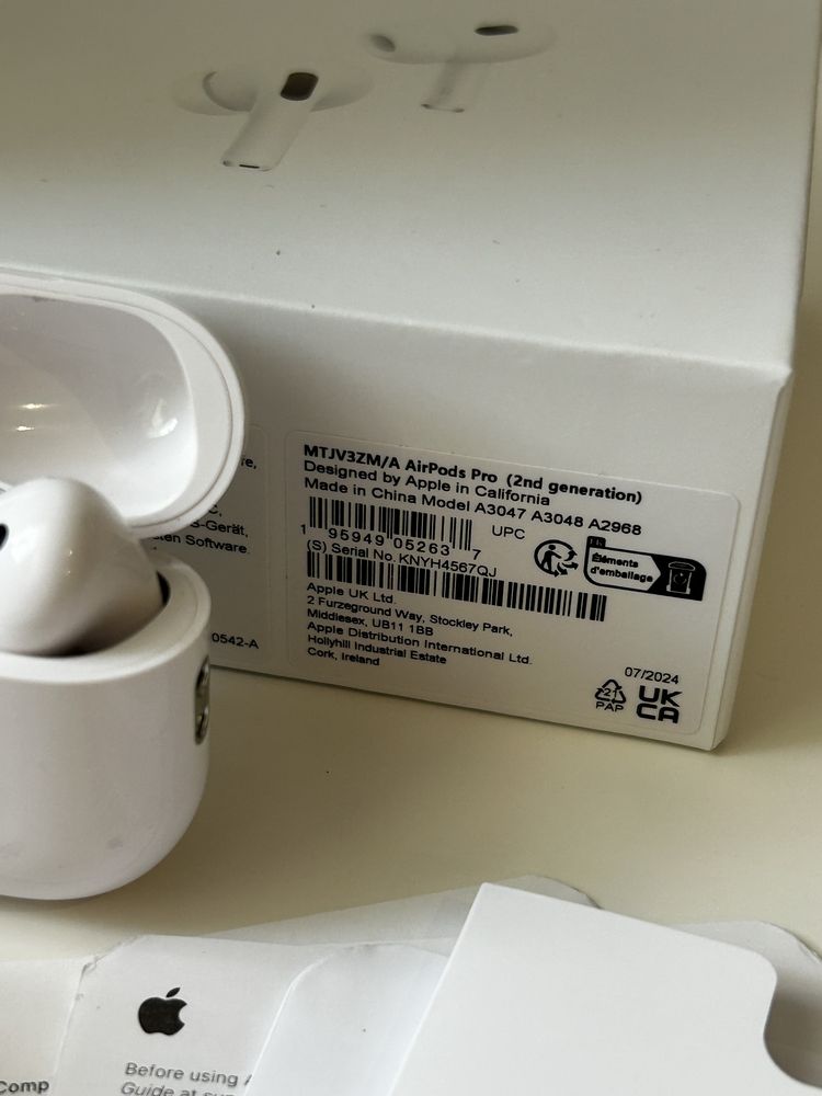 Słuchawki Apple AirPods pro 2gen Oryginalne