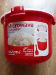 Pojemnik do gotowania ryżu Sistema Microwave.