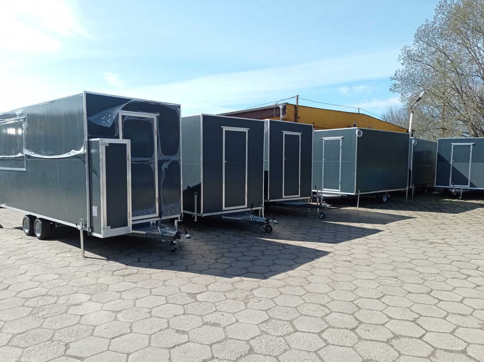 Przyczepa handlowa gastronomiczna 2025 NOWA. 3,5 m x 2m Producent
