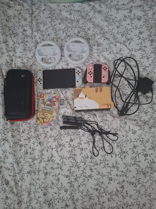 Nintendo switch oled ZESTAW!!