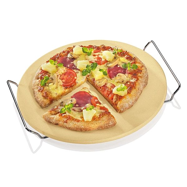 Kamień Kuchenprofi do pizzy, na stelażu, śred. 30 cm