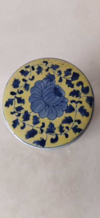 Caixa de chá chinesa porcelana e cerâmica