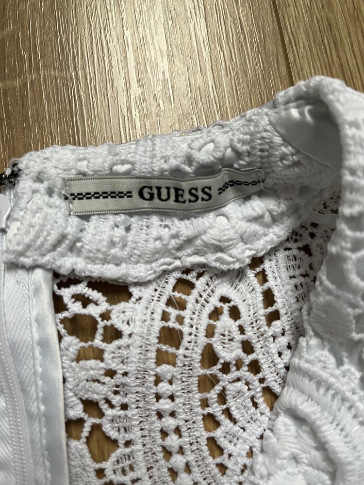 Suknia ślubna boho GUESS + 2 halki, rozmiar XS/S