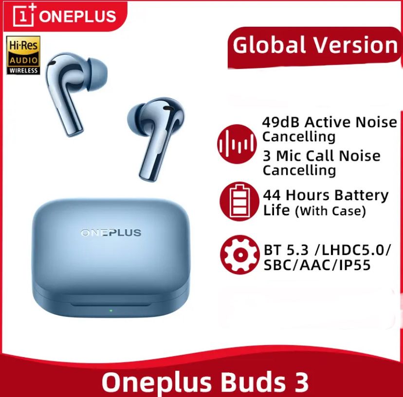 Навушники OnePlus Buds 3 (global) Grey / Blue