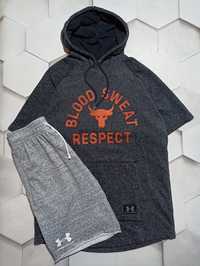 Under Armour Rival Terry Shorts Running/Project Rock Blood Sweat Respe