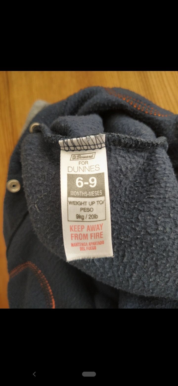 Rampersy kombinezon 68 74 polarowy pajac kaftan
