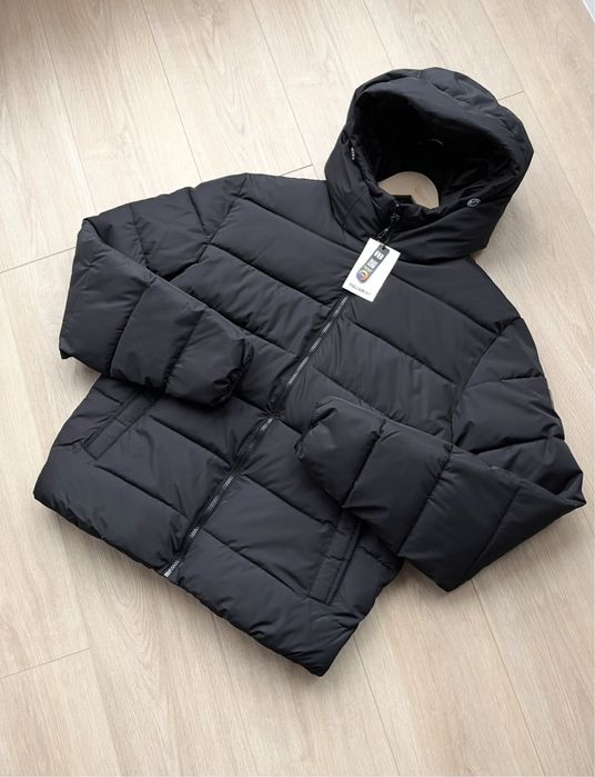 Куртка Pull&Bear (S,M,L,XL) Puffer Оригінал Мужская Черная Зимняя Нова