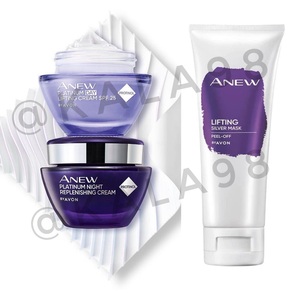 Avon ANEW Protinol PLATINUM Zestaw liftingujący do twarzy z protinolem