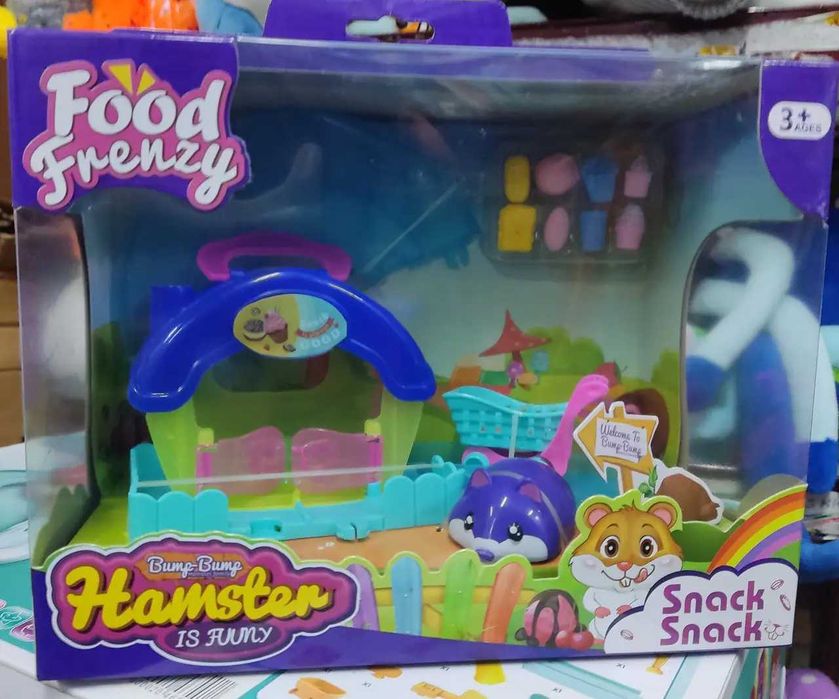 Набір маленьких хом’ячків інтерактивна гра будиночок міні-трек Hamster