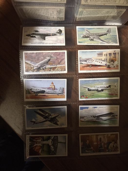 50 cards Aviação International Airlines - John Player & Sons