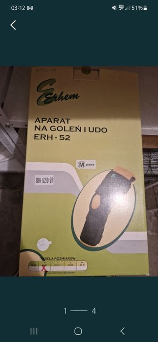 Aparat na goleń i udo