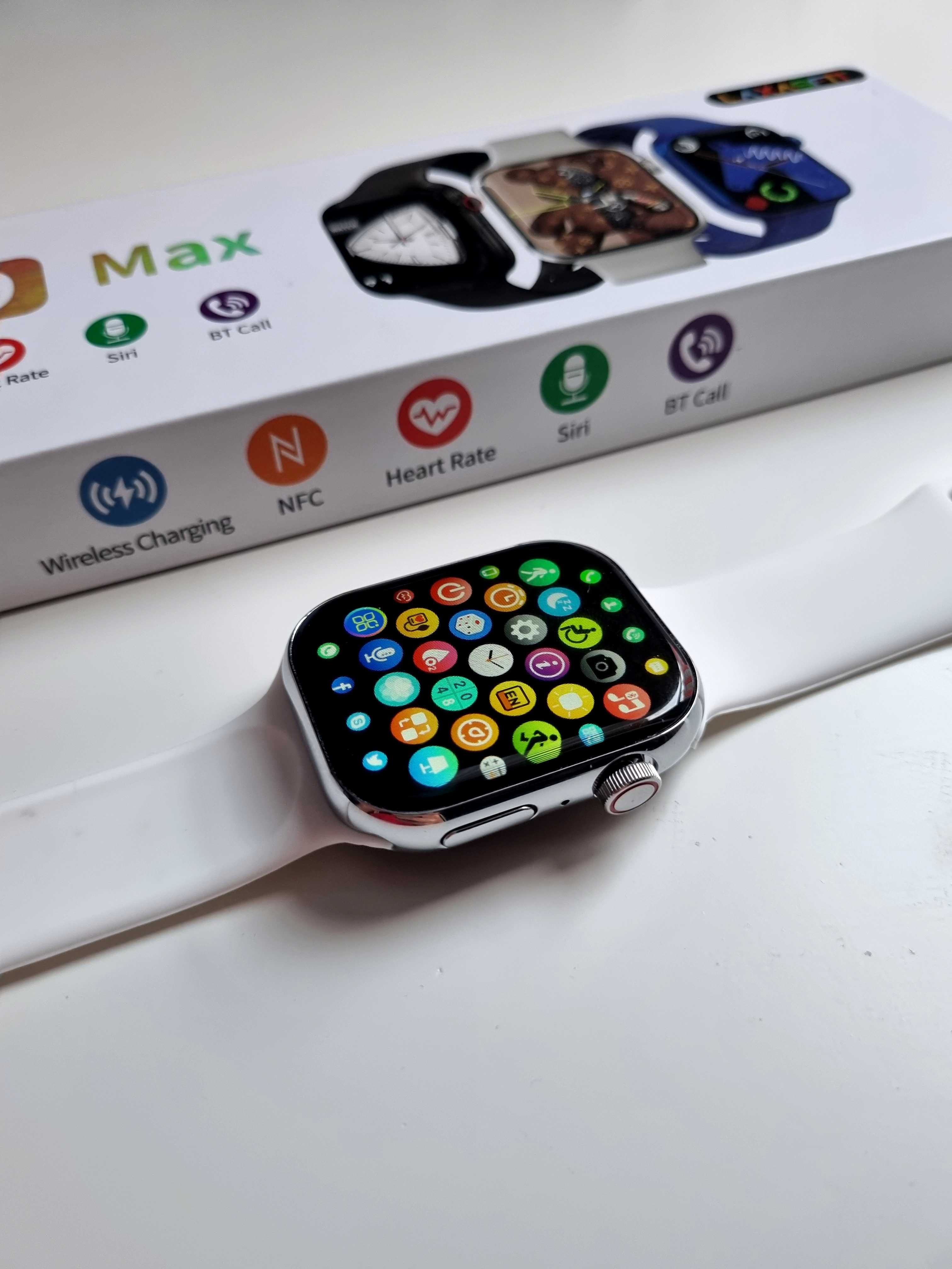 Smartwatch 9 Max biały pasek