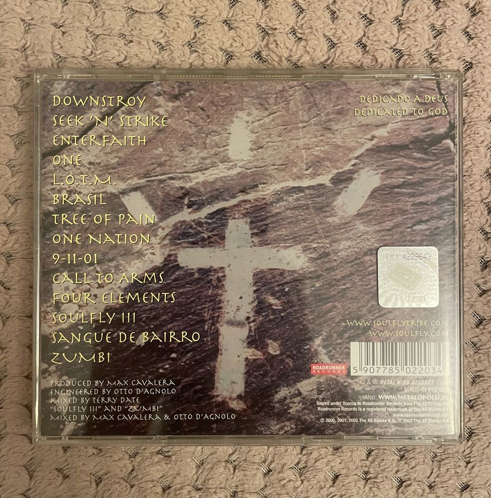 Soulfly 3~ CD.