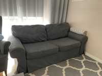 Sofa kanapa kultowa EVERTSBERG rozkładana z pojemnikiem Ikea