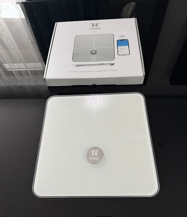 Tesla Smart Waga łazienkowa Style WiFi (TSL-HC-BF1321) Aplikacja BMI