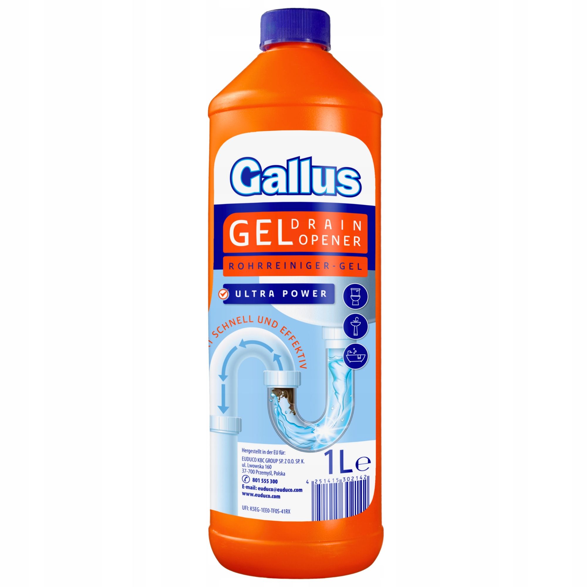 Gallus Żel Czyszczenie Wc 1L