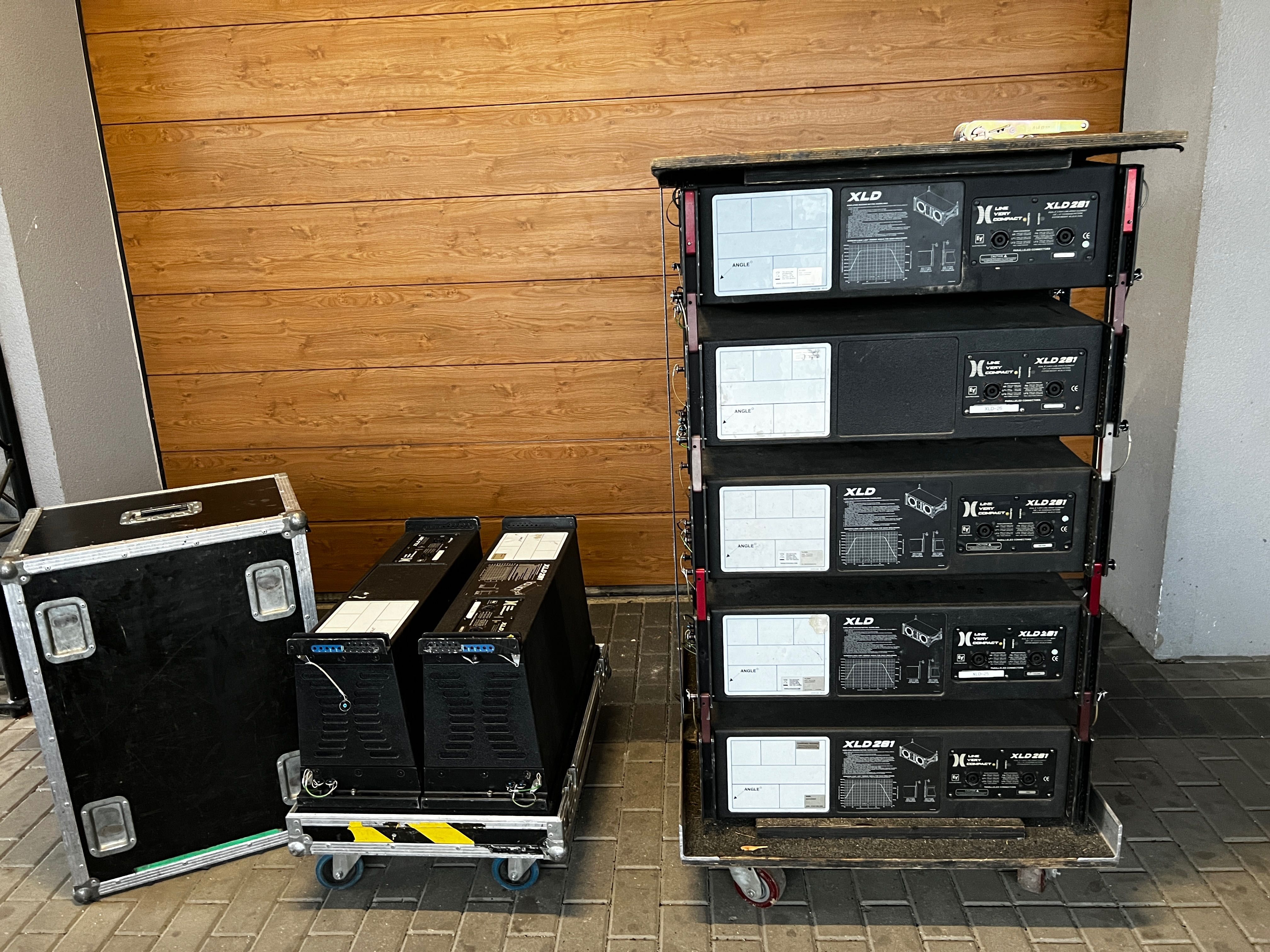 zestaw nagłośnienia liniowy system electro voice XLD281 liniówka