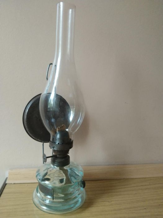 Lampa naftowa PRL, 34 cm