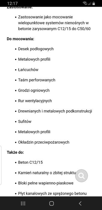 Kotwa sworzniowa wbijana