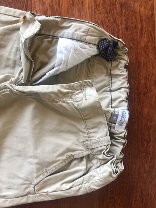 Rapaz | 14 anos | calças Freestyle | beges, tipo cargo